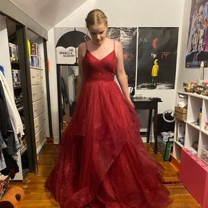 Red Grad dress